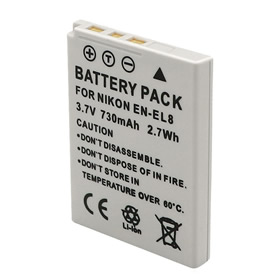 Battery for Nikon Coolpix S8